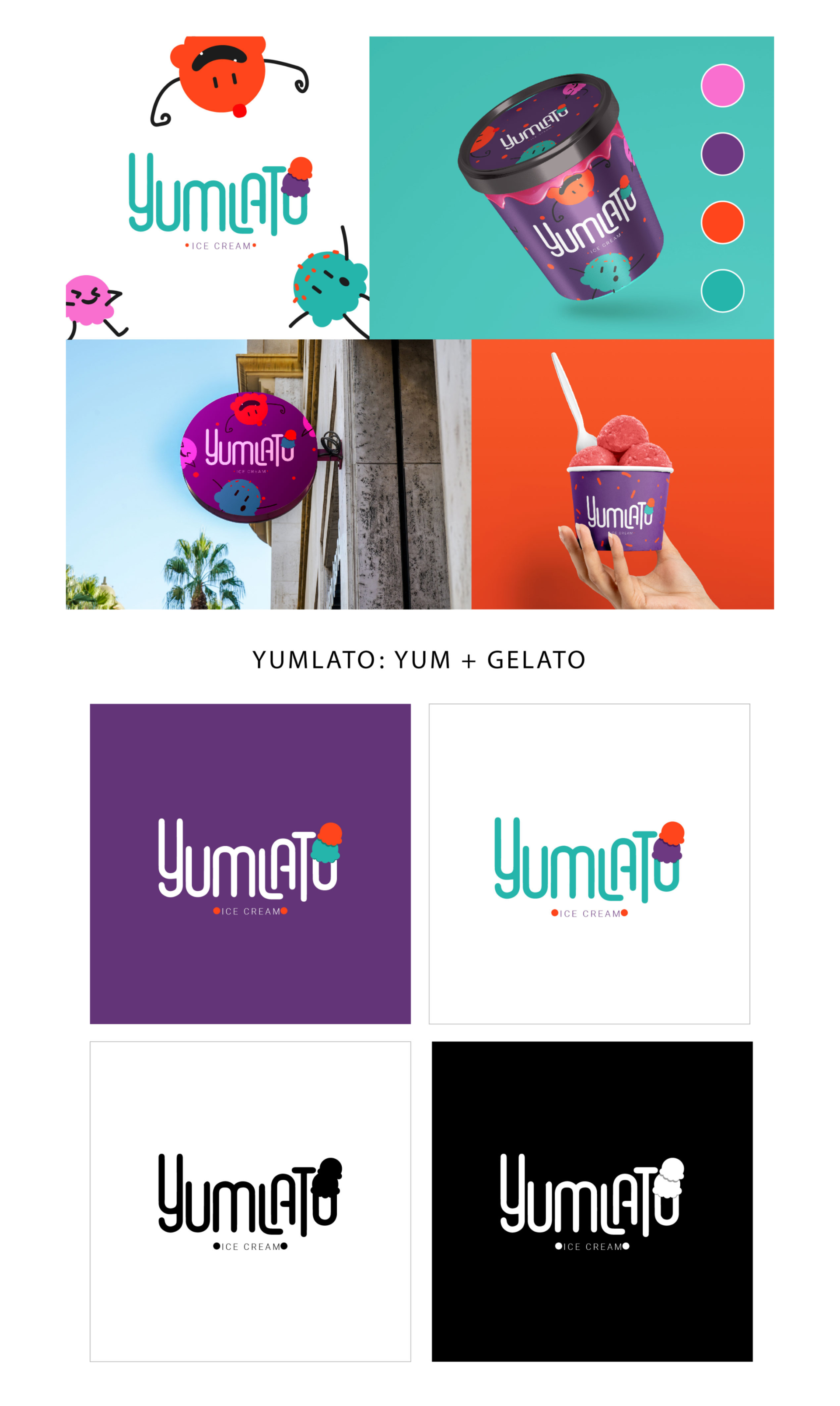 Yumlato — brand identity system